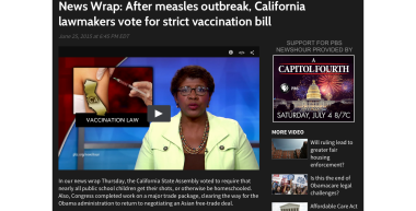 PBS 100 measles deaths